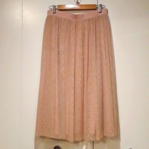 Elegant Pink Tulle Skirt